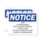 Signmission Stop No Trespassing This Is Private Property OSHA Notice Sign, Vinyl Decal, 10in W x 7in L, 2PK OS-2PACK-NS-D-710-L-18482 - alternate 1